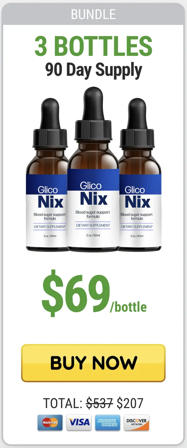 GlicoNix three bottles order